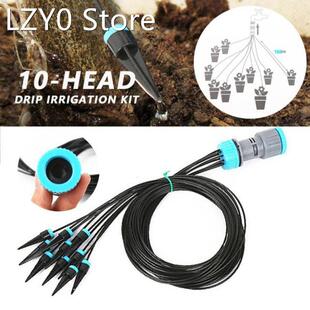 10Pcs Drip Irrigation Kit Plant Watering Tool Adjustable Mic