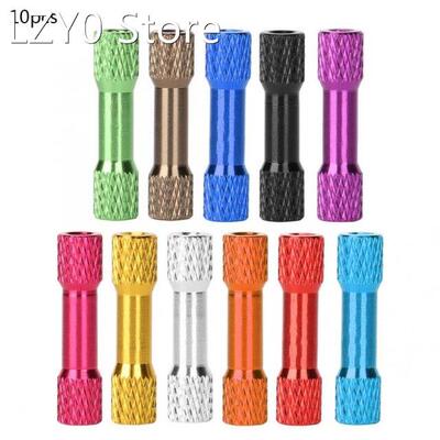 10Pcs Multicolor Standoffs Anodized Aluminum Alloy Female Th