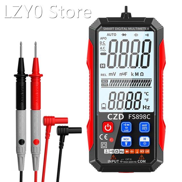 Digital Intelligent Multimeter with Backlight LED Flashiligh