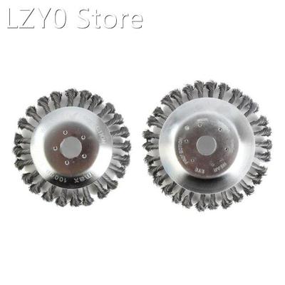 Trimmer Head, Weed Brush,Round Steel Wire Brush,Rust Removal