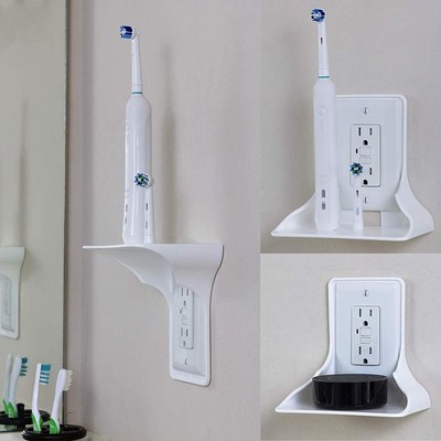 Wall Mount Socket Rack Wall Outlet Shelf Convenient Sturdy
