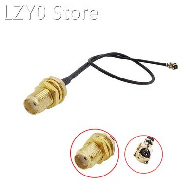 1PCS SMA Straight Female Jack Bulkhead to UFL./IPX Extension