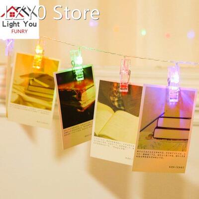 20LED Photo Clips Decorative String Lights Party Ornaments D