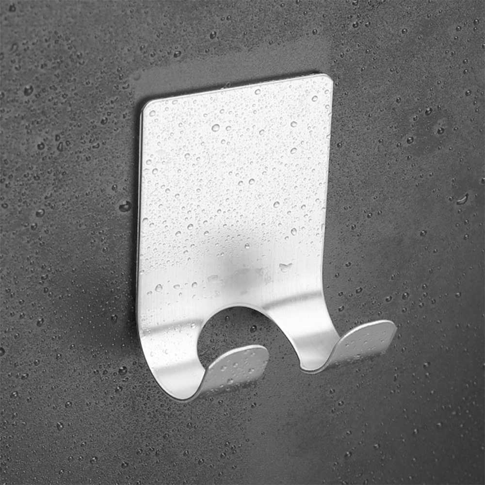 2Pcs Punch Free Razor Holder Storage Hook Wall Men Shaving