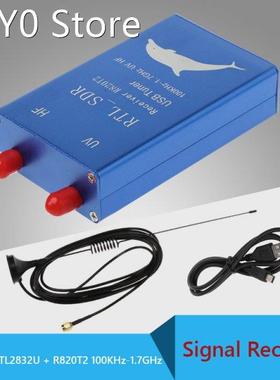 Portable Radio RTL SDR Tuner Receiver RTL2832U+R820T2 100KHz