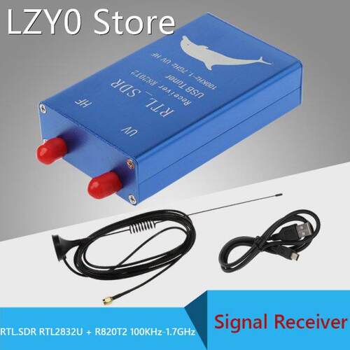 Portable Radio RTL SDR Tuner Receiver RTL2832U+R820T2 100KHz