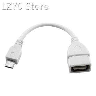 Micro USB OTG Adpter Cable White USB Converter for Raspberry