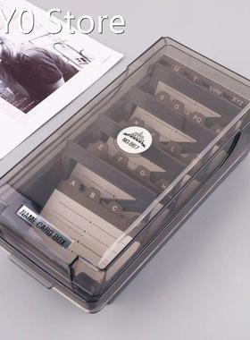 Large Capacity Splitter Index Tabs Business Card Holder Name