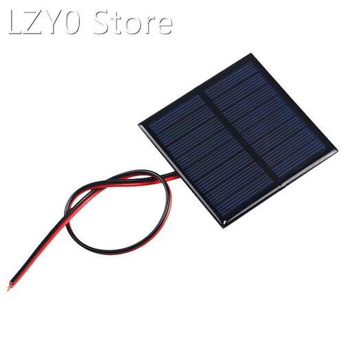 1PCS 4V 160mA 0.64W With 30CM Wire Solar System DIY For