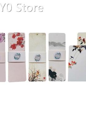 40x Vintage Gorgeous Flower Paper Bookmarks Teens Boys Girls