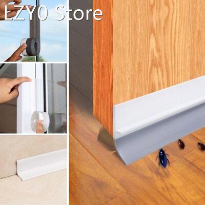 Weather Stripping Sliding Door Seal Strip Frameless Silicone