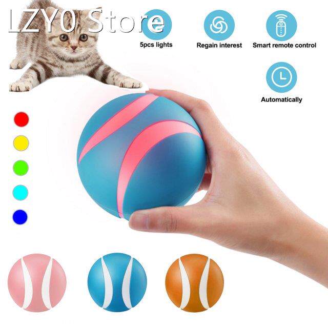 USB Electric Remote Control Cat Toys Pet Interactive Ball LE