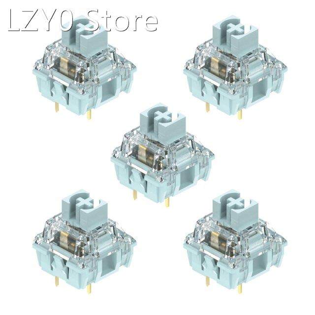 5Pcs/Pack TTC Bluish White Switch Linear Switches For Custom - 实物图