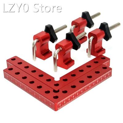 2PCS 90 Degree Positioning Square Right Angle Fixing Clip, 4