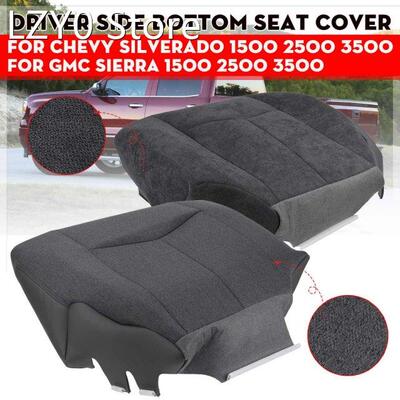 Front Driver Side Bottom Seat Cover Flannel/Burlap Seat Cush