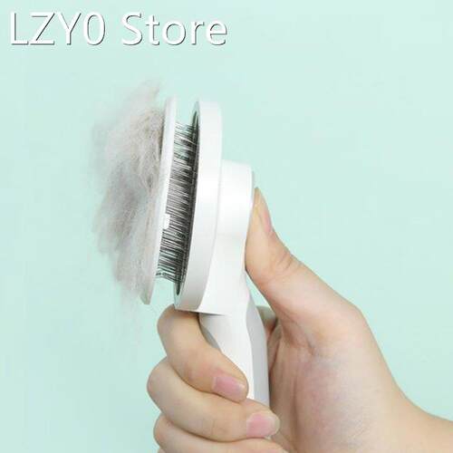 Self Cleaning Slicker Brush For Dog And Cat Removes Undercoa