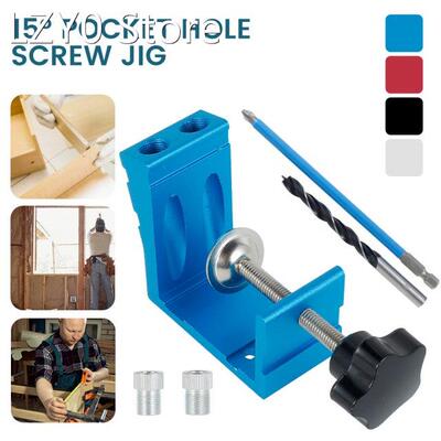 Pocket Dowel Jig Alloy Wood Drilling Doweling Hole Pocket Ho