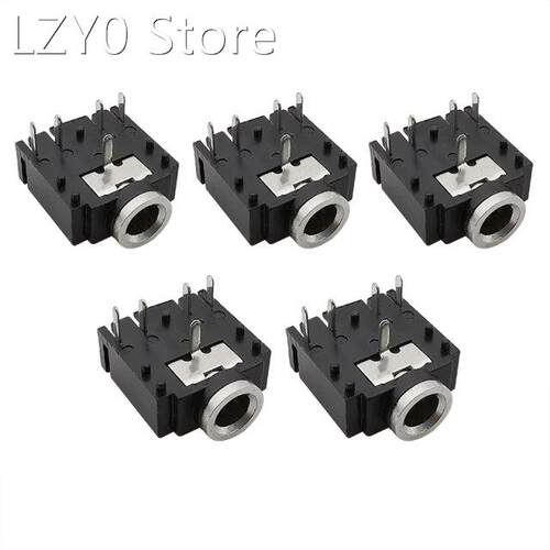 PJ-307 PJ307 3.5mm Stereo Female Jack Audio Socket 5 Pin PCB