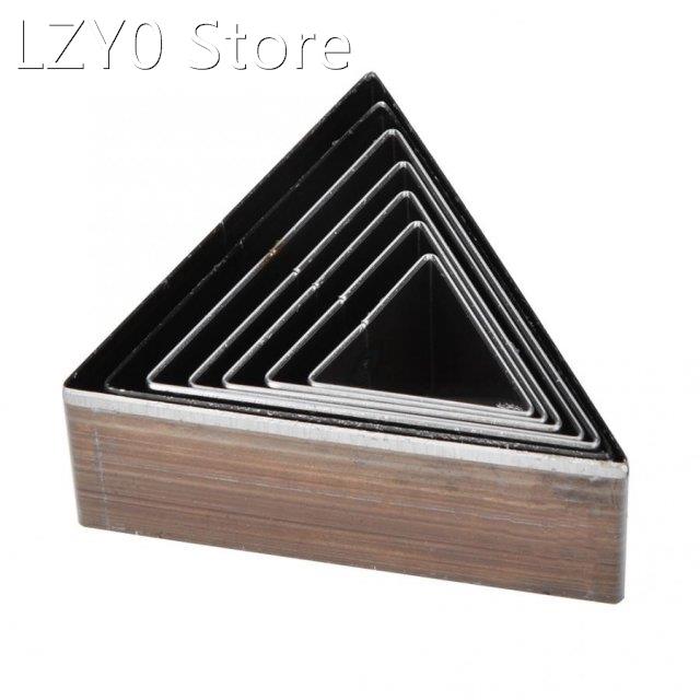 7Pcs 20-50mm Triangular Shape Leather Cutting Die DIY Leathe