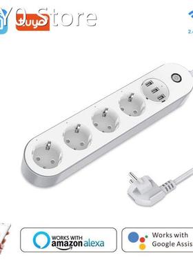 Aubess Smart EU Plug Power Strip Switch 1.5M cable Universal