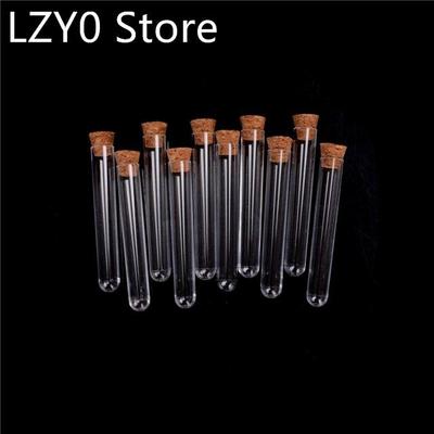 Laboratory Plastic Test Tube With Cork 6-inch 20ml Clear, P