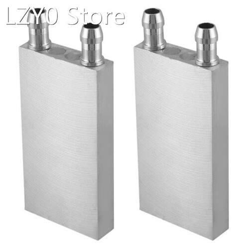 2X Aluminum Liquid-Water Cooling Block for Computer Cpu Radi