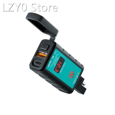 Car Charger Voltmeter Cable + Integrated Sae Single Square S