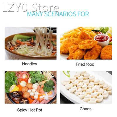 2022 New Stainless Steel Mesh Spider Strainer for Pasta Fine