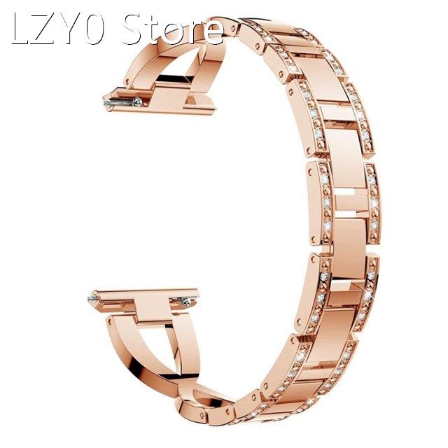 Watch Bracelet Strap with Diamonds Suitable for Fitbit Versa
