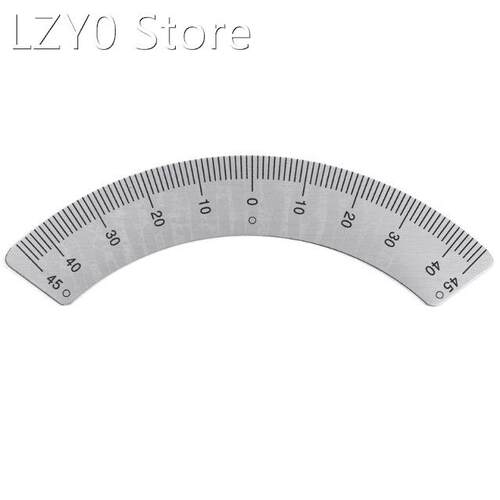 Angle Plate Scale ruler 45 Degree Angle Arc M1197 Protractor