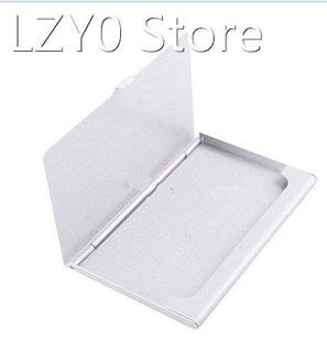 1pc Creative Business Card Case Stainless Steel Aluminum Met