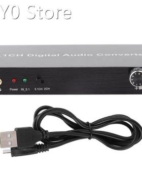 Digital Optical Audio Converter 5.1 Decoder Dts/Ac3 Dolby De