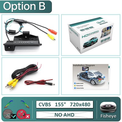 GreenYi 170 Degree 1920x1080P AHD Special Vehicle Rear View