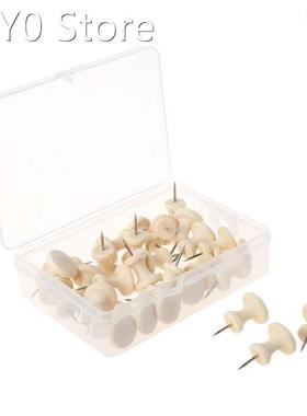 Wooden Thumbtack Board Pins Pushpins Drawing Photo Wall Stud
