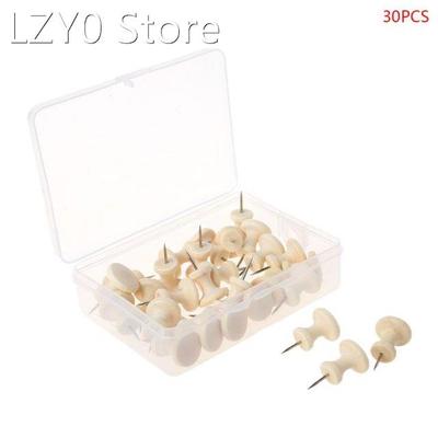 Wooden Thumbtack Board Pins Pushpins Drawing Photo Wall Stud
