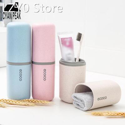 Portable Travel Wash Cup Set Storage Box Toothpaste Tooth Br