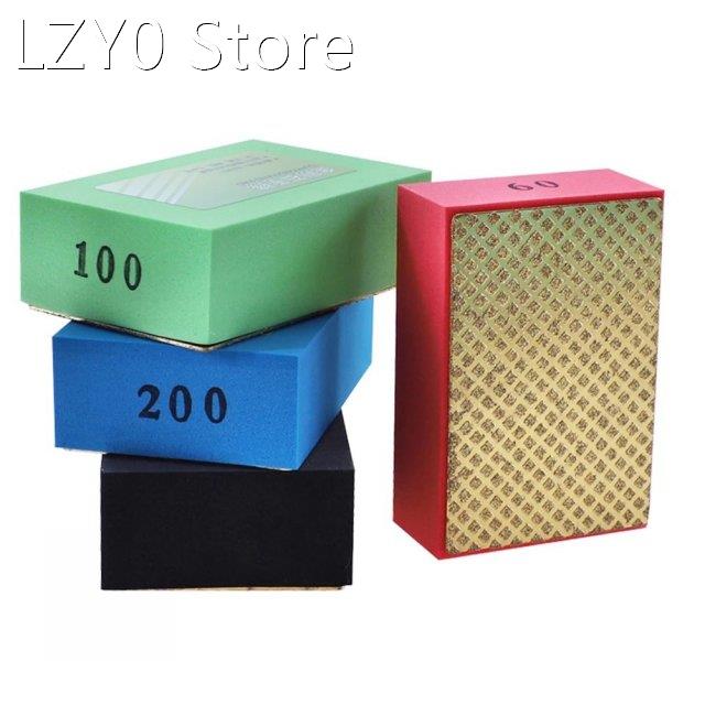 60/100/200/400 Grits Diamond Sponge Polishing Grinding Block