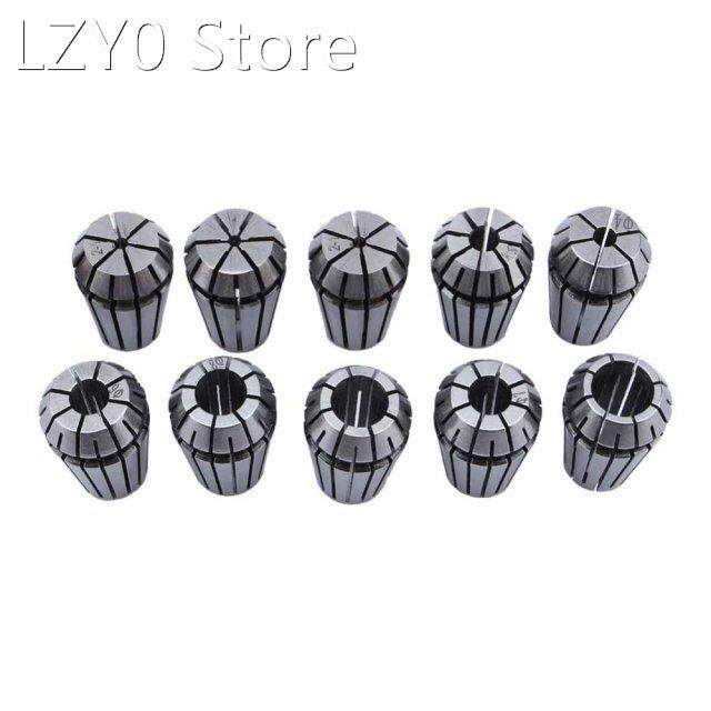 ER16 10PCS 1-10mm Spring Collet Set For CNC milling lathe to