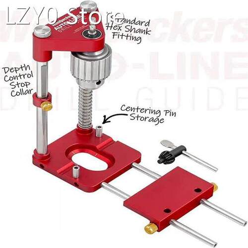 Woodworking Drill Locator Hole Drill Guide Dowel Jig Conveni