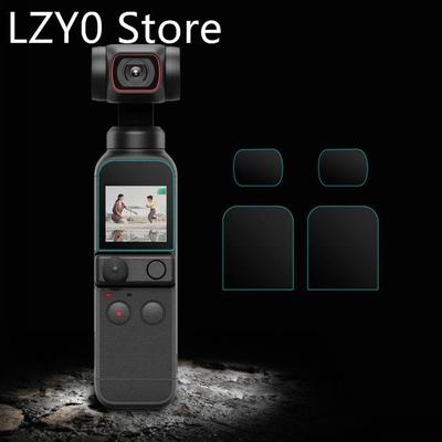 2pcs Tempered Glass Lens Protector with 2pcs Screen Protecto