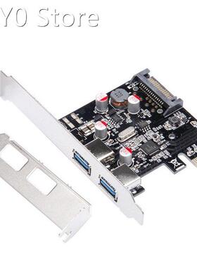 PCIE to 2-Port USB 3 0 Adapter Card USB3 0 Expansion Card Ch