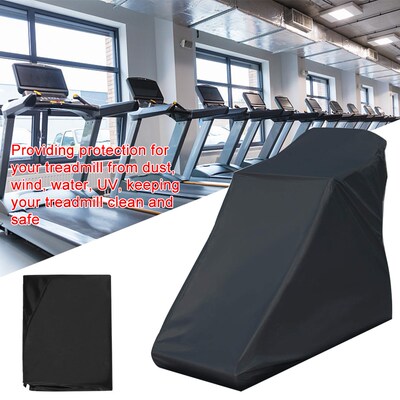Running Machine Black Home Gym Non Folding Treadmill Cover O