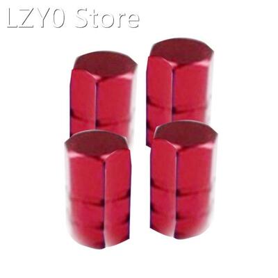 4Pcs/Set Alloy Tire Valve Cap Automobiles Dust Proof Wheel V