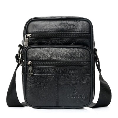 Men Genuine Leather Bags For Men Shoulder Bag Crossbody Bag