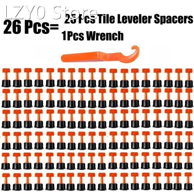 26/151Pcs Level Wedges Tile Spacers For Flooring Wall Tile S