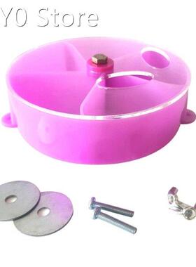 Parrot Foraging Wheel Food Holder Rotatable Pecking Toy for