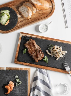 Solid Wood Lovesickness Western-style Japanese Food Wooden P