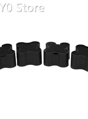 4 Pack Bed and Furniture Risers Elevator Up to 2 Inch Heavy