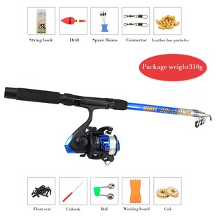 Telescopic Fishing Rod Reel Combo Sea Saltwater Fishing Kit