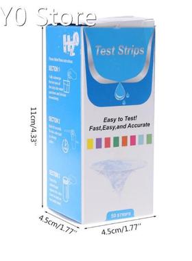 50strips Water Test Strips 6in1 pH alkalinity Nitrite Chlor